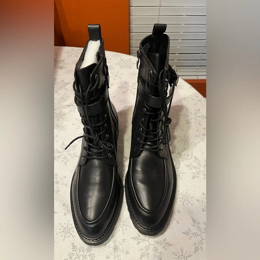 New French Connection Women’s Peri Boots – Black – Size 10